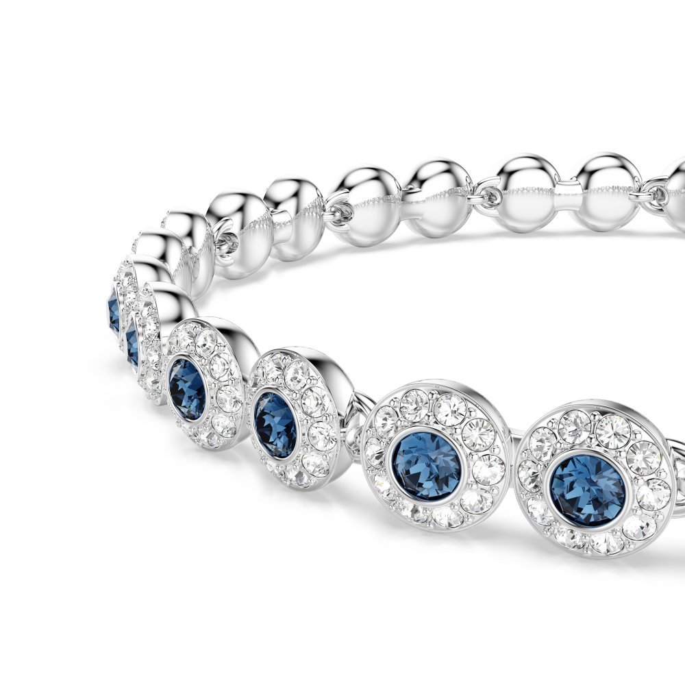 Swarovski - Bracciale Una Angelic - Blu - Taglio Round