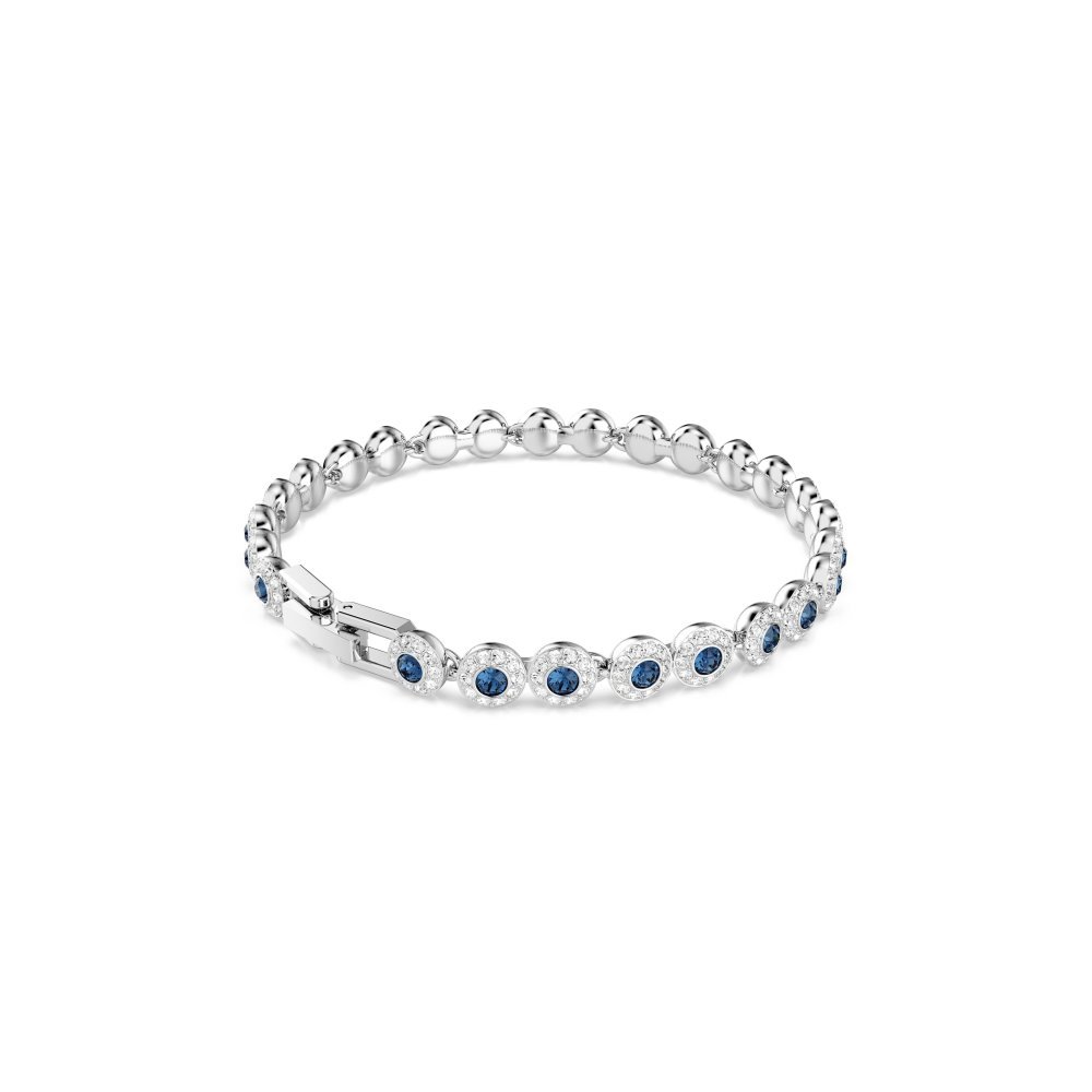Swarovski - Bracciale Una Angelic - Blu - Taglio Round