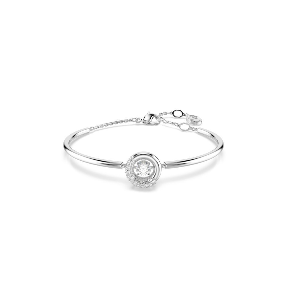 Swarovski - Bracciale Dextera Round - Rodio - Cristalli