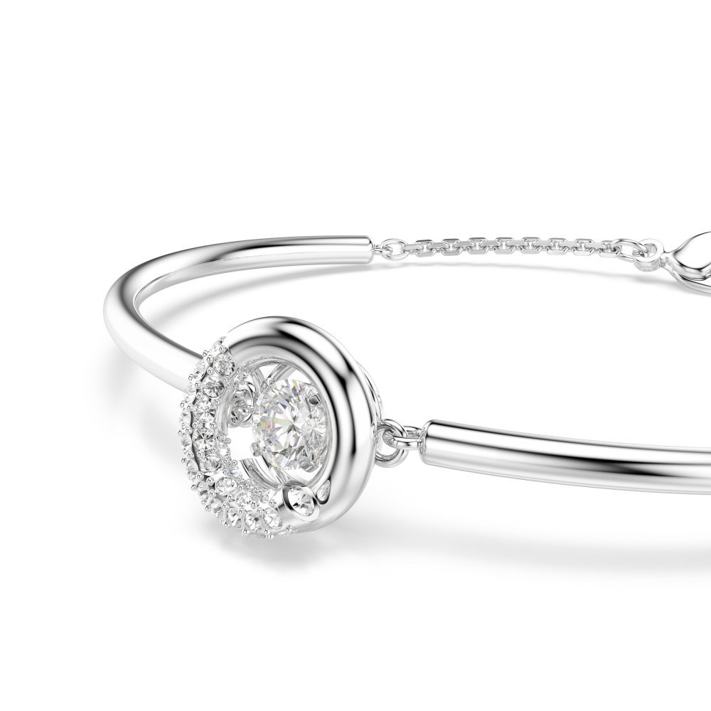 Swarovski - Bracciale Dextera Round - Rodio - Cristalli
