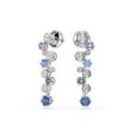Swarovski - Orecchini Constella - Blu - Placcati Rodio