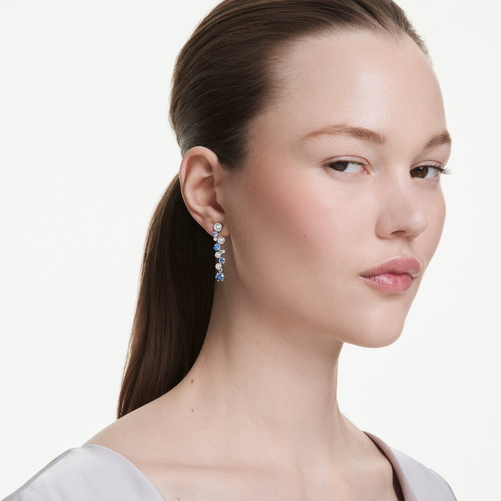 Swarovski - Orecchini Constella - Blu - Placcati Rodio