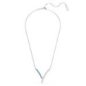 Swarovski - Pendente Matrix - Zirconia Blu - Placcatura Rodio