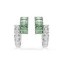 Swarovski - Orecchini Matrix - Zirconia Verdi - Placcatura Rodio
