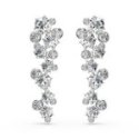 Swarovski - Orecchini Constella - Cristalli Bianchi - Placcato Rodio