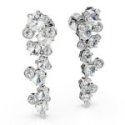 Swarovski - Orecchini Constella - Cristalli Bianchi - Placcato Rodio