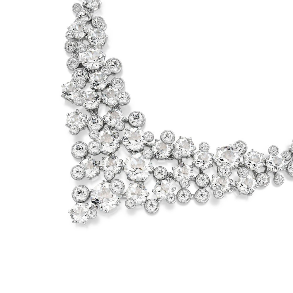 Swarovski - Collana Constella - Cristalli Bianchi - Placcatura Rodio