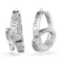 Swarovski - Orecchini Matrix - Placcato Rodio - Zirconia