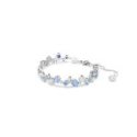 Swarovski - Braccialetto Constella - Blu - Placcato Rodio