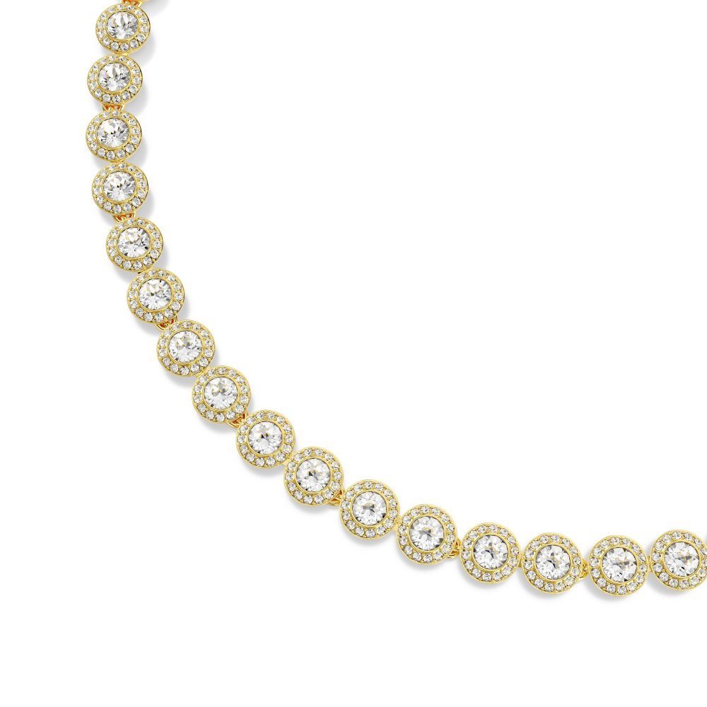 Swarovski - Collana Una Angelic - Cristalli Bianchi - Placcato Oro