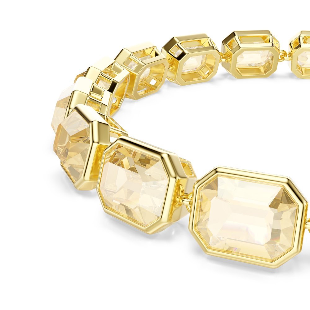 Swarovski - Bracciale Millenia - Cristalli Caramello - Placcato Oro