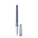 Swarovski - Penna Roller Crystalline Nova - Blu - Cromato
