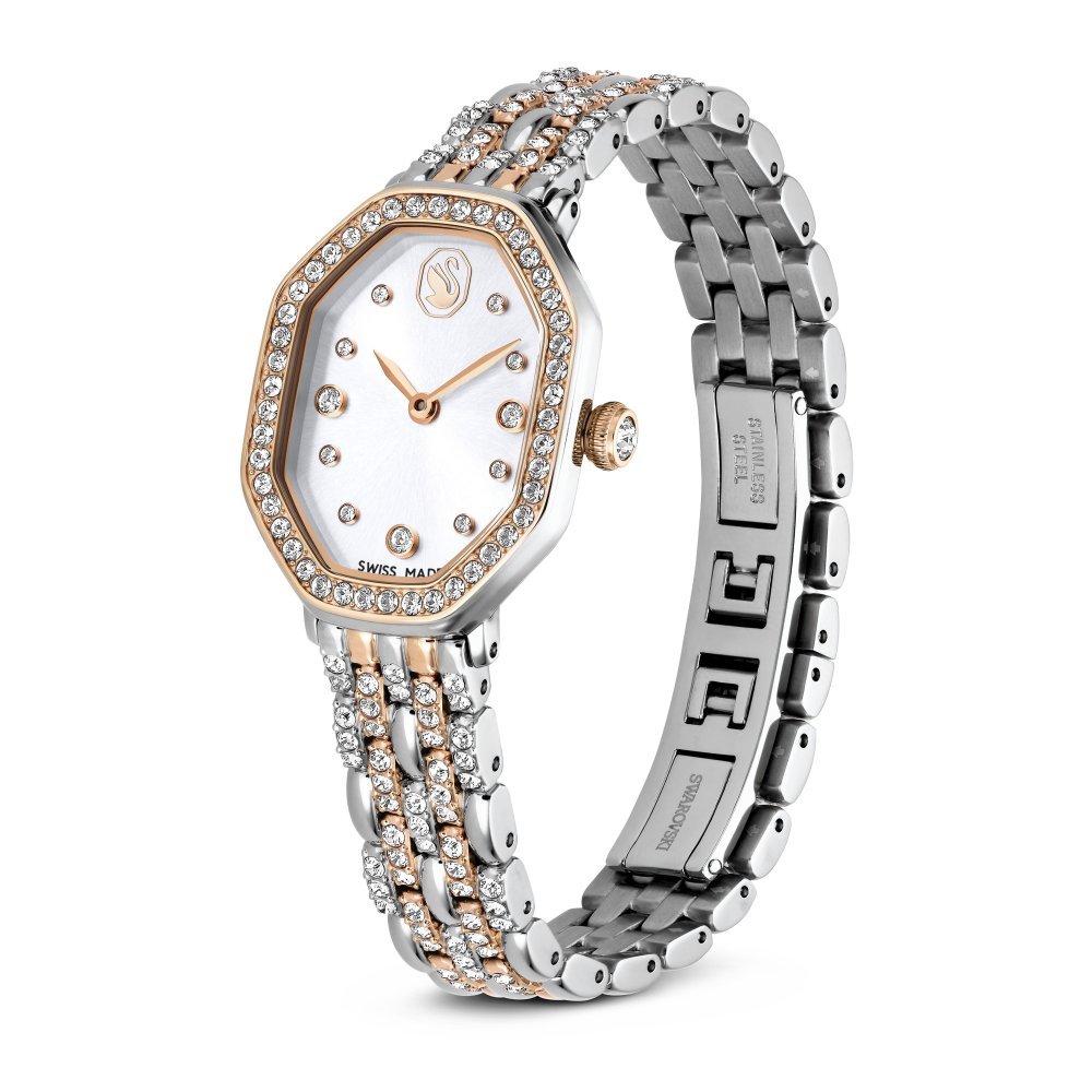 Swarovski - Orologio Dextera Octagon - Acciaio - Oro Rosa