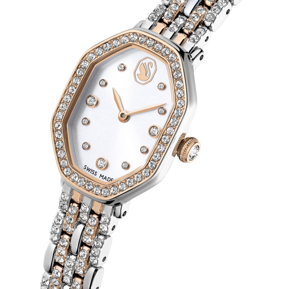 Swarovski - Orologio Dextera Octagon - Acciaio - Oro Rosa