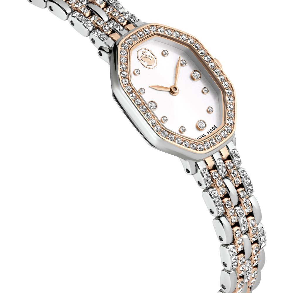 Swarovski - Orologio Dextera Octagon - Acciaio - Oro Rosa