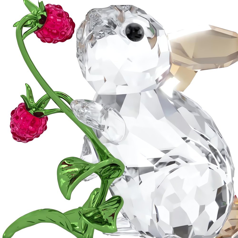 Swarovski - Idyllia Coniglio E Lamponi - Cristallo - Rosso
