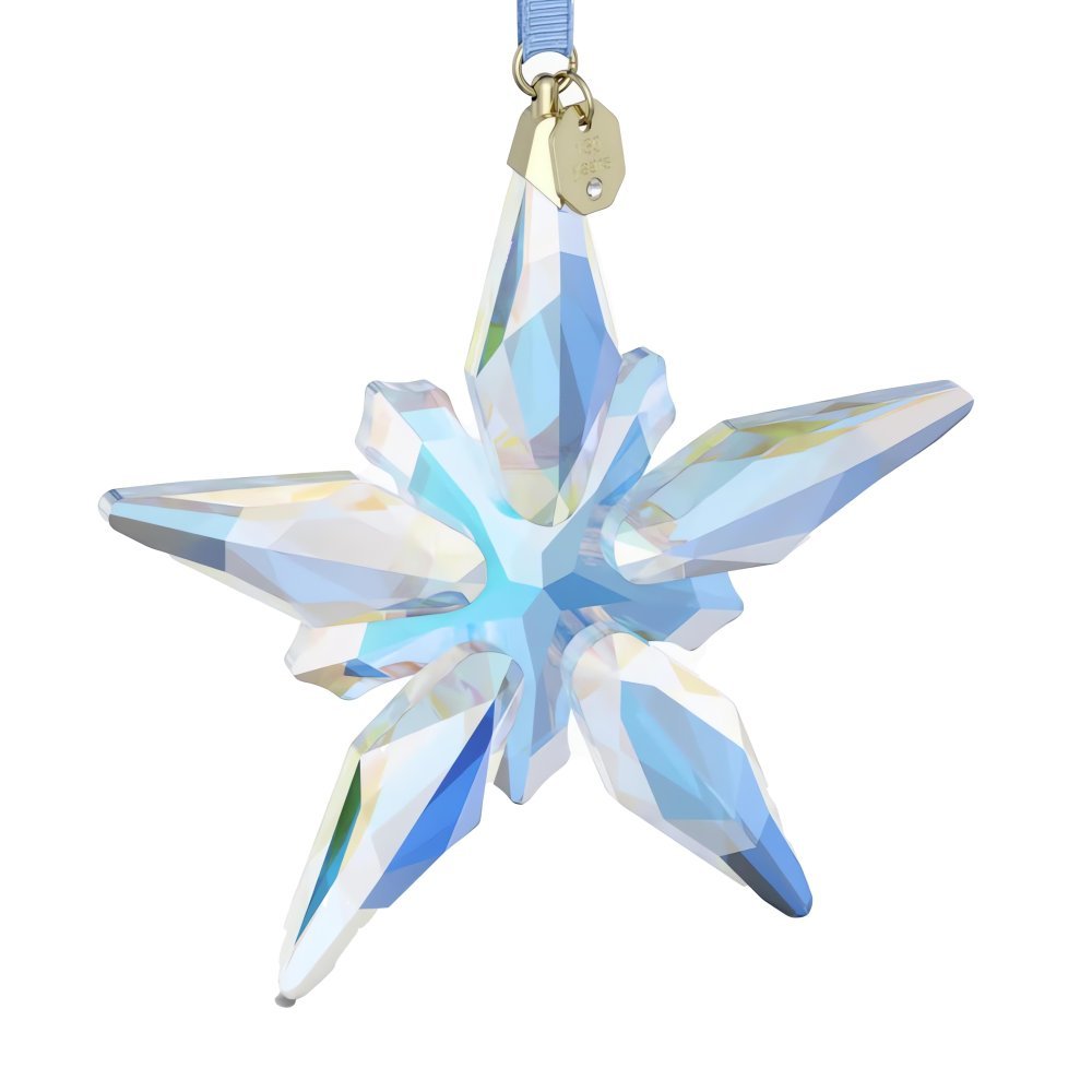 Swarovski - Decorazione Stella Annual Edition - Cristalli - Blu