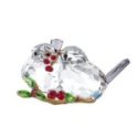 Swarovski - Idyllia Coppia Di Uccelli - Cristallo - Rosso