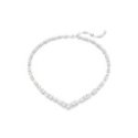 Swarovski - Collana Mesmera - Zirconia Bianca - Placcatura Rodio