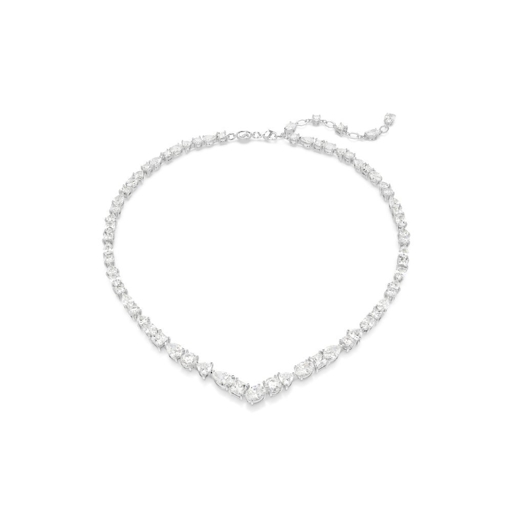 Swarovski - Collana Mesmera - Zirconia Bianca - Placcatura Rodio