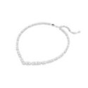 Swarovski - Collana Mesmera - Zirconia Bianca - Placcatura Rodio