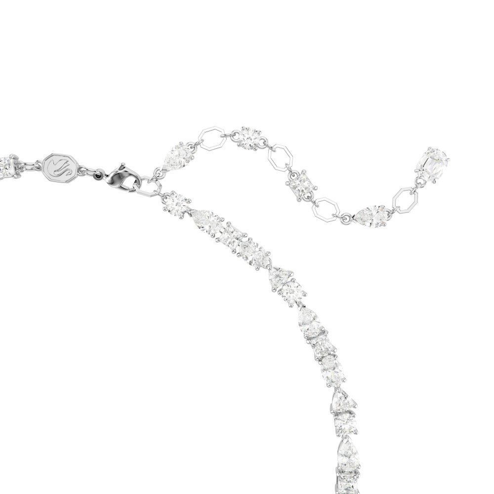 Swarovski - Collana Mesmera - Zirconia Bianca - Placcatura Rodio