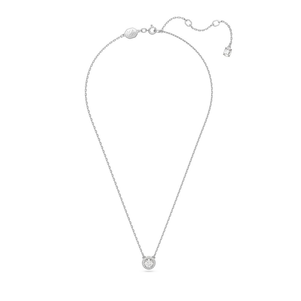 Swarovski - Pendente Una Angelic - Zirconia Bianca - Placcato Rodio