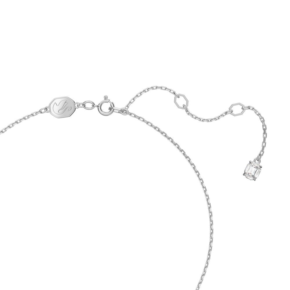 Swarovski - Pendente Una Angelic - Zirconia Bianca - Placcato Rodio