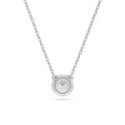 Swarovski - Pendente Una Angelic - Zirconia Bianca - Placcato Rodio