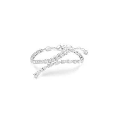 Swarovski - Braccialetto Matrix - Zirconia - Placcatura Rodio