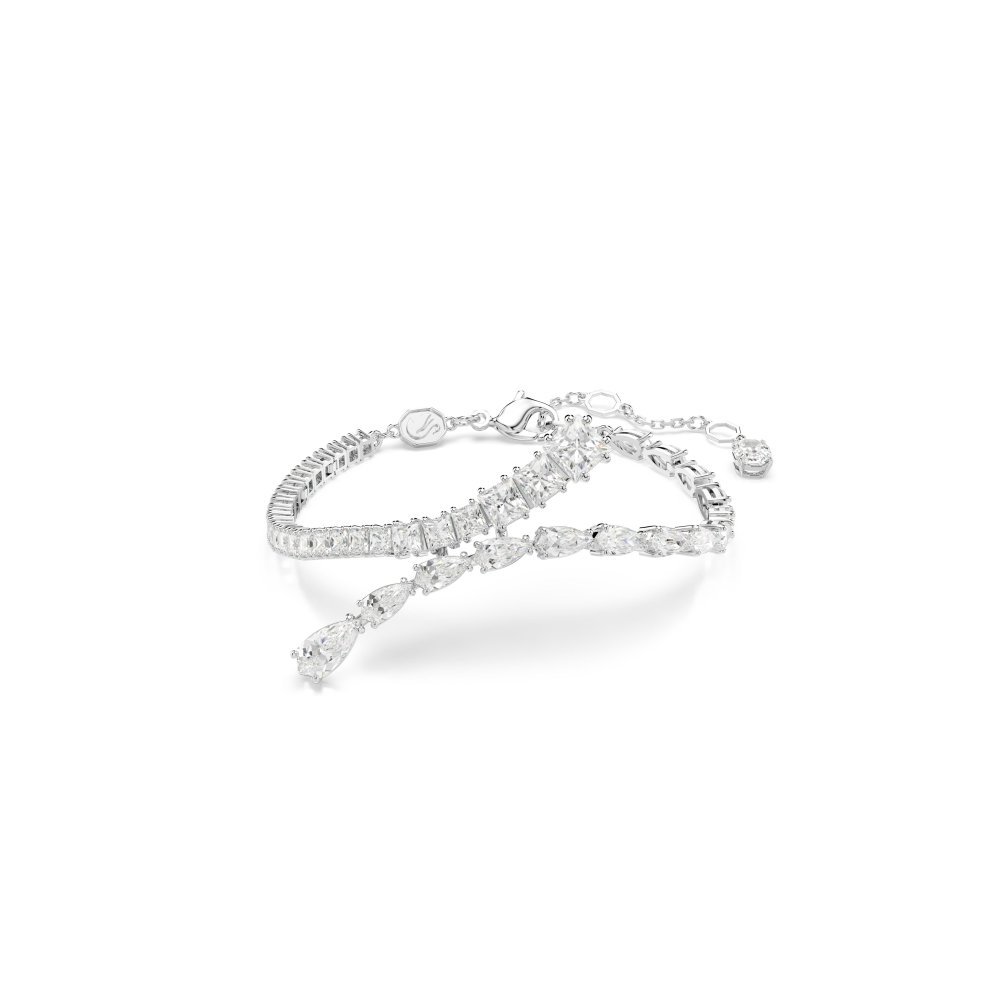 Swarovski - Braccialetto Matrix - Zirconia - Placcatura Rodio