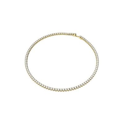 Swarovski - Collana Matrix Tennis - Zirconia Bianca - Placcato Oro