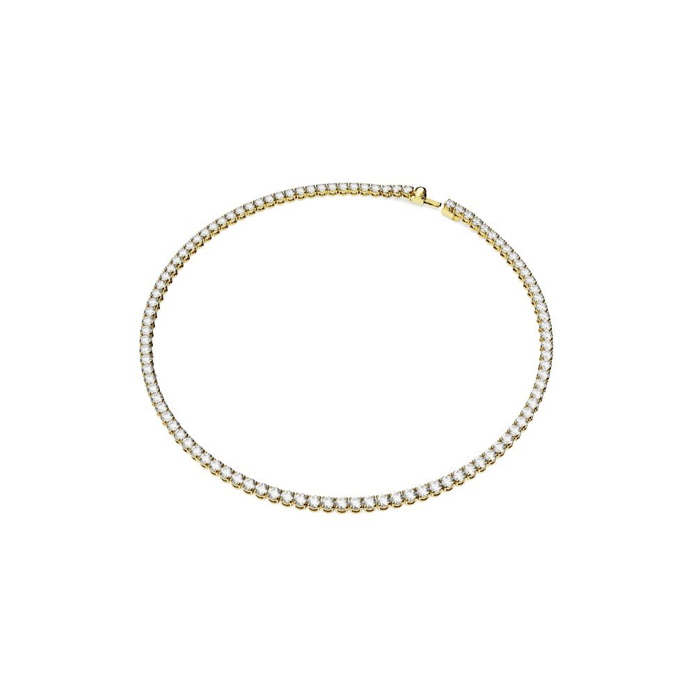 Swarovski - Collana Matrix Tennis - Zirconia Bianca - Placcato Oro