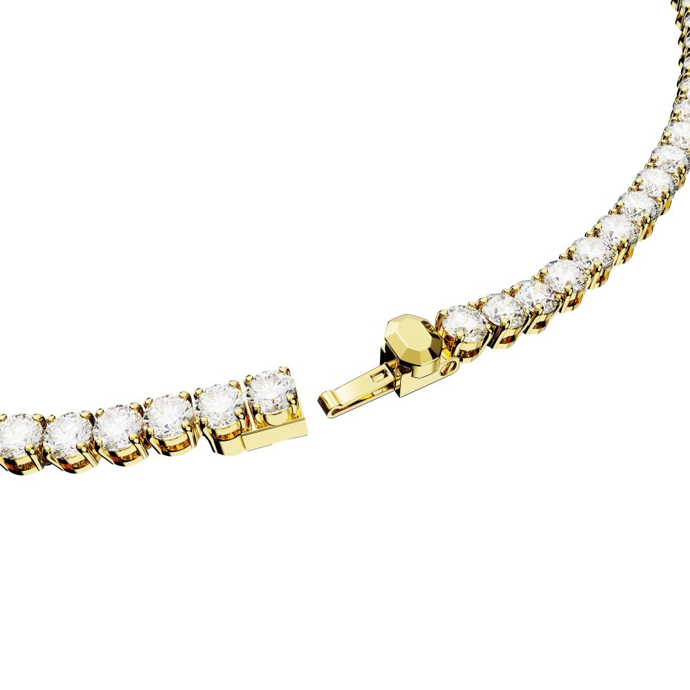 Swarovski - Collana Matrix Tennis - Zirconia Bianca - Placcato Oro