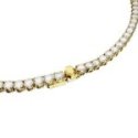 Swarovski - Collana Matrix Tennis - Zirconia Bianca - Placcato Oro