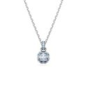 Swarovski - Pendente Birthstone - Cristallo Blu - Placcato Rodio