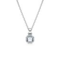 Swarovski - Pendente Birthstone - Cristallo Blu - Placcato Rodio