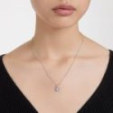 Swarovski - Pendente Birthstone - Cristallo Blu - Placcato Rodio