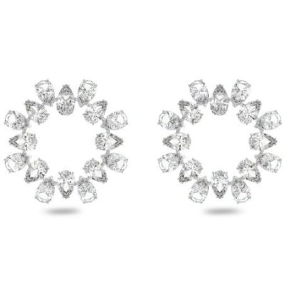 Swarovski - Orecchini Millenia - Zirconia - Placcatura Rodio