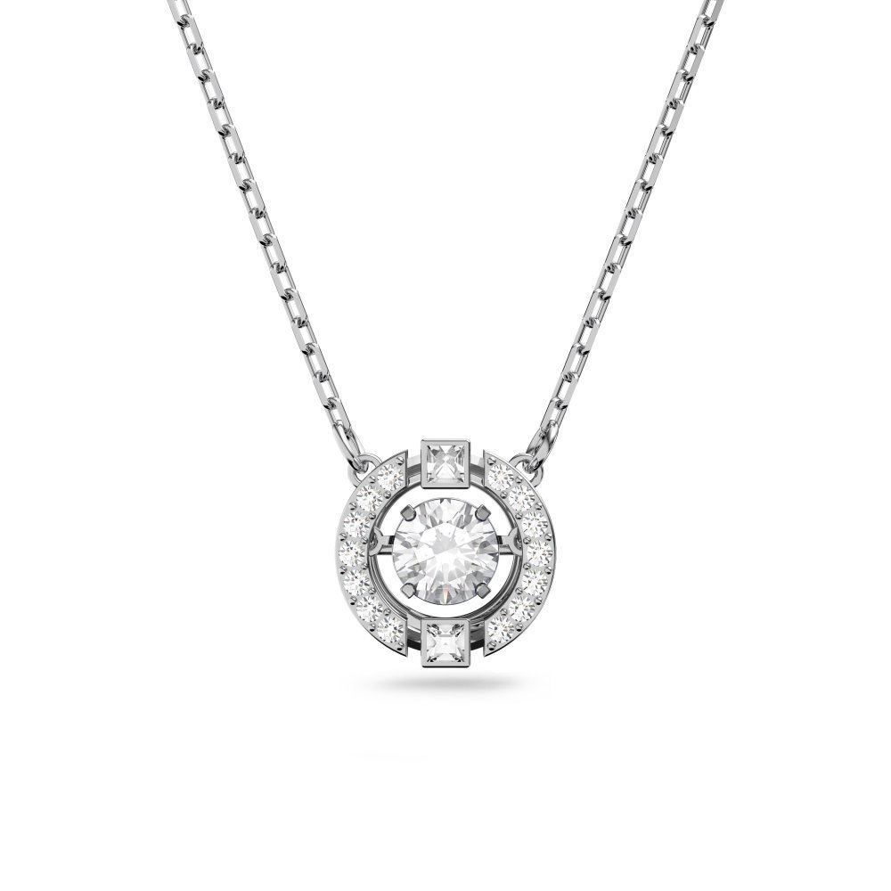 Swarovski - Collana Sparkling Dance - Cristalli Bianchi - Placcato Rodio