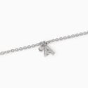 Mabina - Bracciale Lettera A - Argento 925 - Zirconi Bianchi