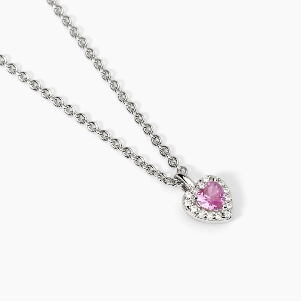 Mabina - Girocollo Argento 925 - Tormalina Sintetica - Zirconi