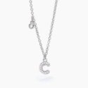 Mabina - Girocollo Lettera C - Argento 925 - Zirconi Bianchi