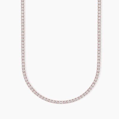 Mabina - Girocollo Argento 925 - Zirconi - Placcato Oro Rosa