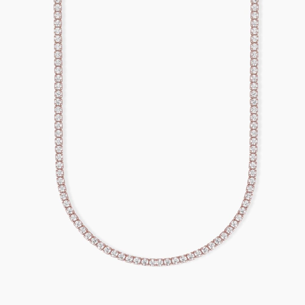 Mabina - Girocollo Argento 925 - Zirconi - Placcato Oro Rosa