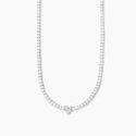 Mabina - Girocollo Cuore - Argento 925 - Zirconi