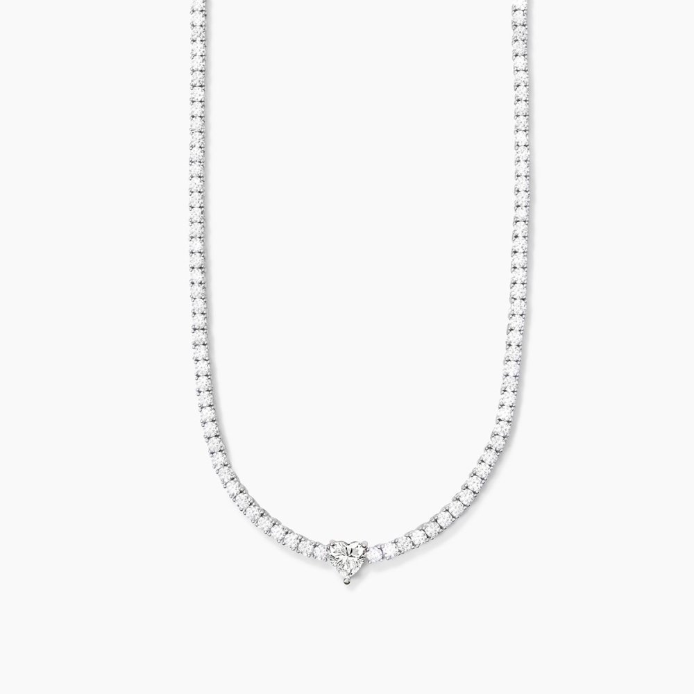 Mabina - Girocollo Cuore - Argento 925 - Zirconi