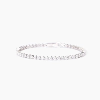 Mabina - Bracciale Tennis Argento 925 - Zirconi Cuore