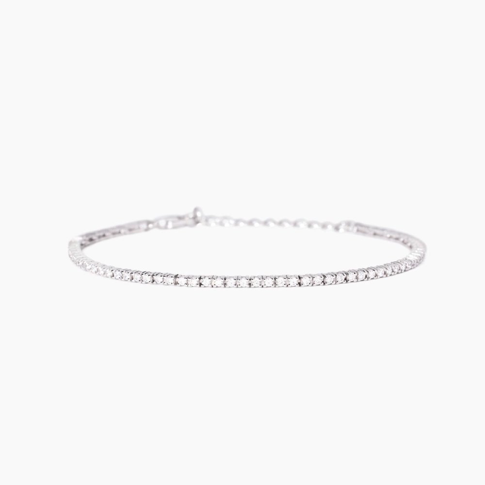 Mabina - Bracciale Tennis Argento 925 - Zirconi - Regolabile