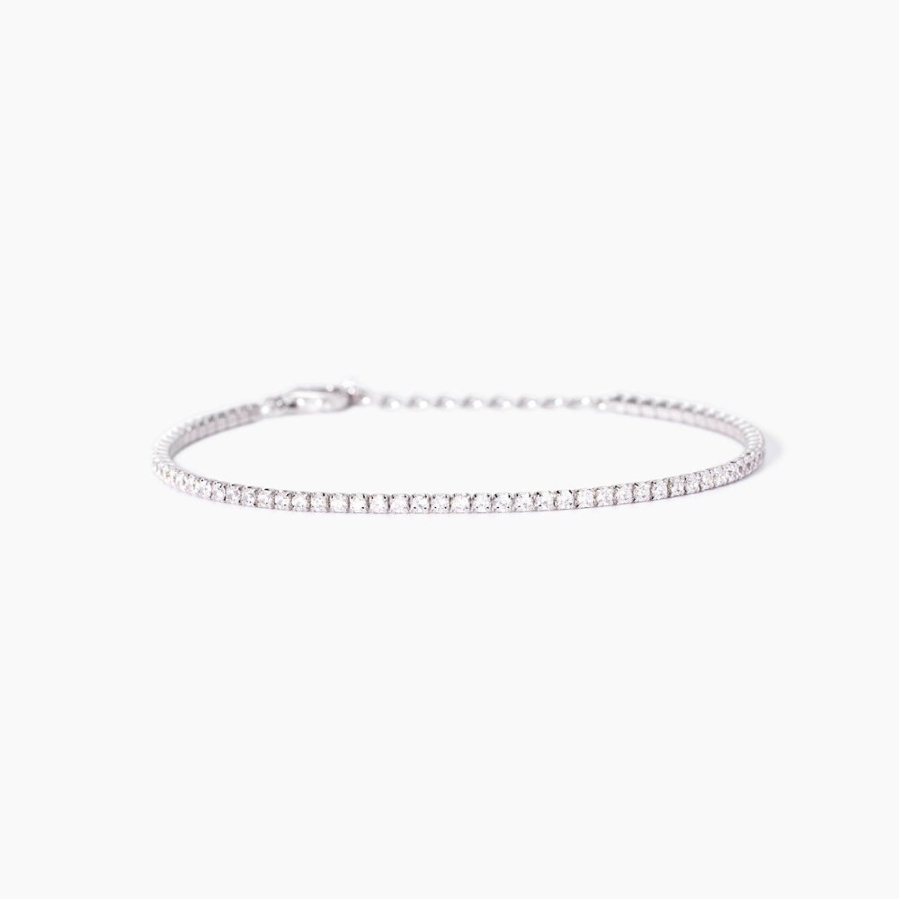 Mabina - Bracciale Tennis Argento 925 - Zirconi - Regolabile
